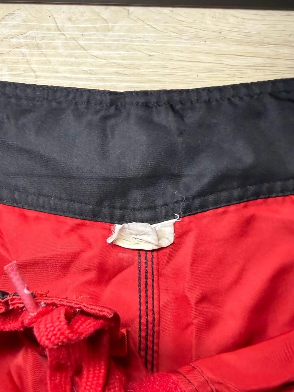 Vintage 1990s Embroidered Quicksilver SpellOut Board Swim Shorts